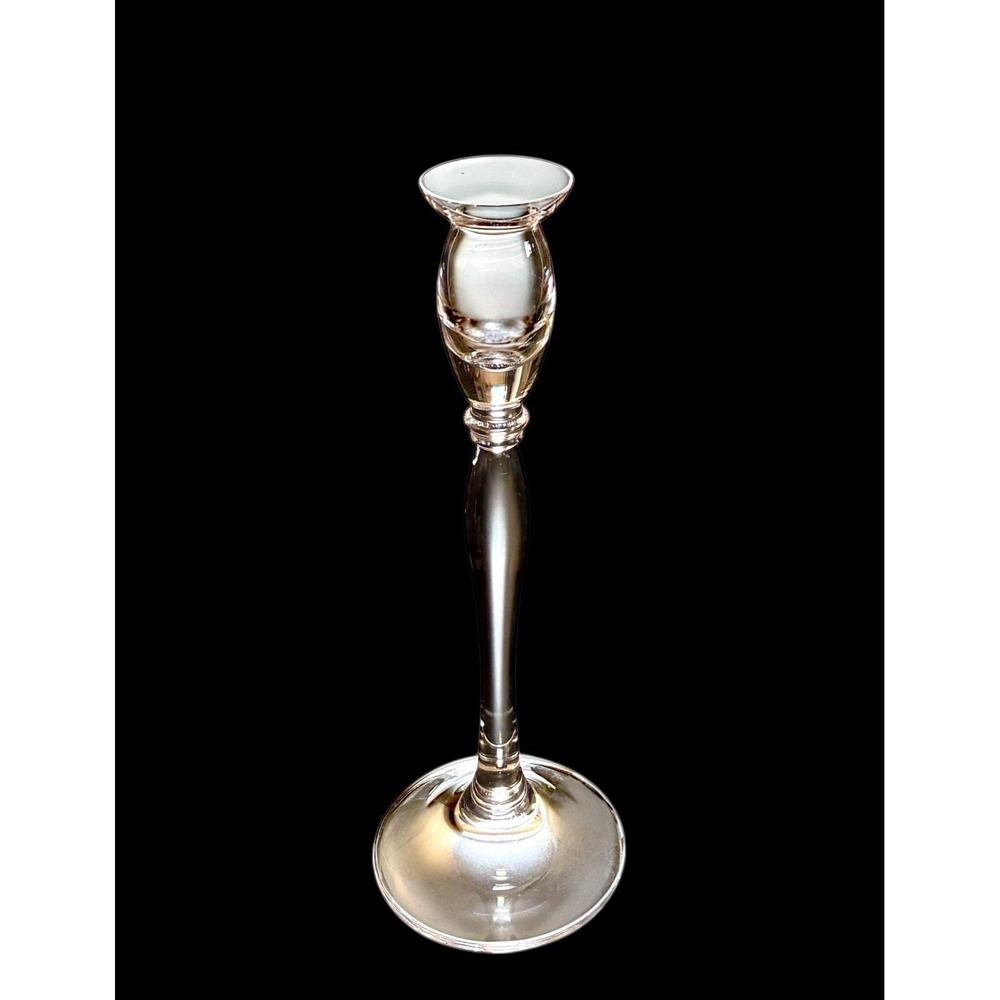 Mikasa Crystal Ballet Candlestick Long Stem 9.5" Taper Candle Holder